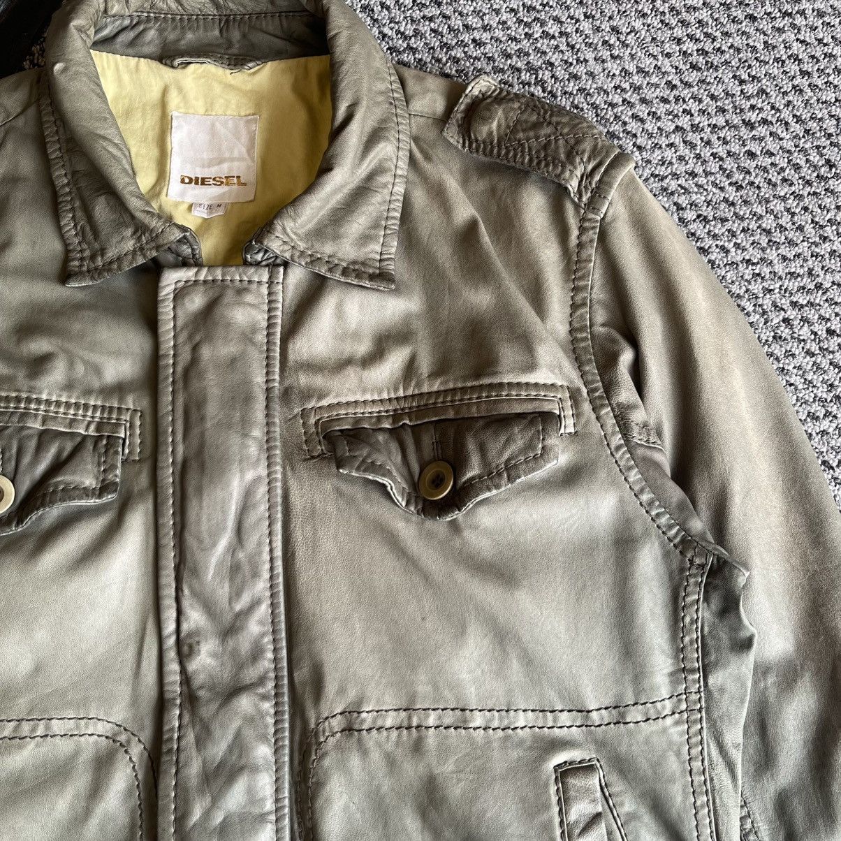 Diesel Diesel Leather Jacket Classic Vintage Prefer Size S to M Size US M / EU 48-50 / 2 - 8 Thumbnail
