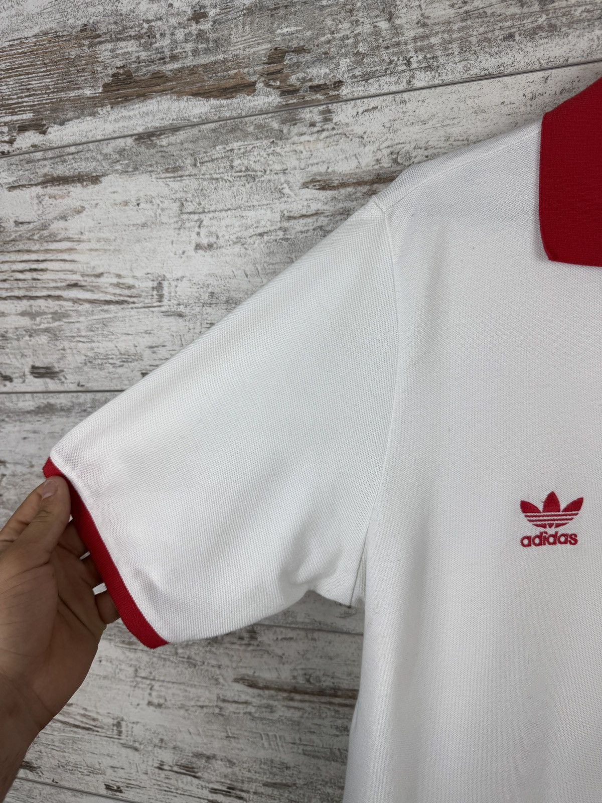 Adidas × Vintage Mens Vintage Adidas England T-shirt polos soccer jersey y2k Size US L / EU 52-54 / 3 - 5 Thumbnail