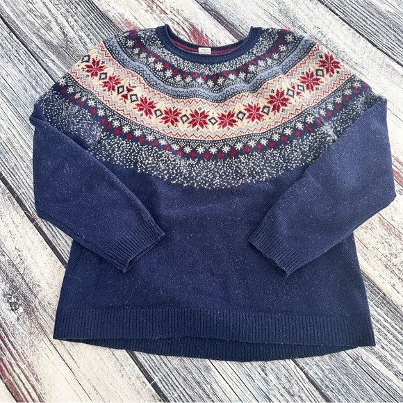Other Tabitha Webb Fair Isle Wool Knit Sweater Size L / US 10 / IT 46 - 2 Thumbnail