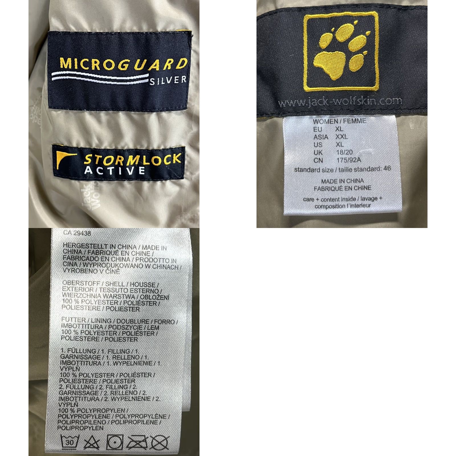 Jack Wolfskin Jack Wolfskin quilted Parka Jacket Coat Sz XL Removable Hood Women’s microguard Size XL / US 12-14 / IT 48-50 - 8 Thumbnail