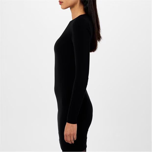 Balenciaga o1g2r1mq0924 Mini Dress in Black Size S / US 4 / IT 40 - 4 Thumbnail