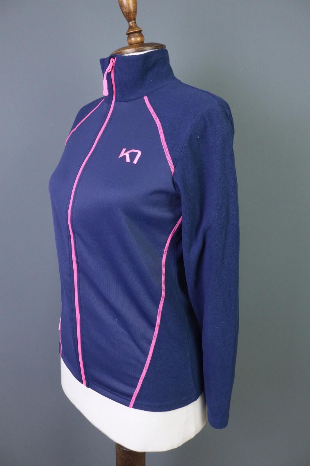 Designer Kari Traa Purple Full Zip Fleece Sweater Jacket Size S Size S / US 4 / IT 40 - 7 Thumbnail