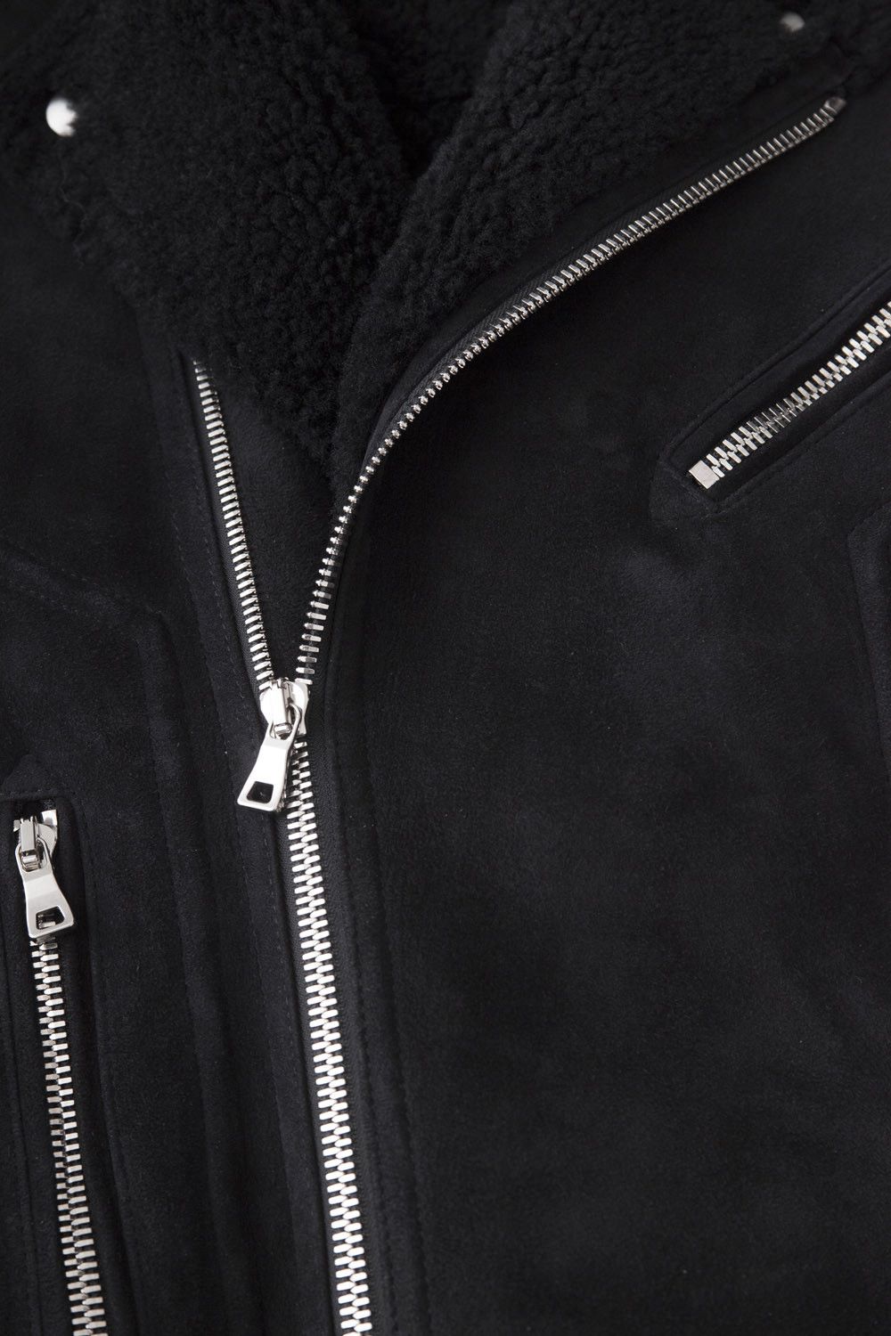 Balmain AW18 shearling biker jacket Size US S / EU 44-46 / 1 - 6 Thumbnail