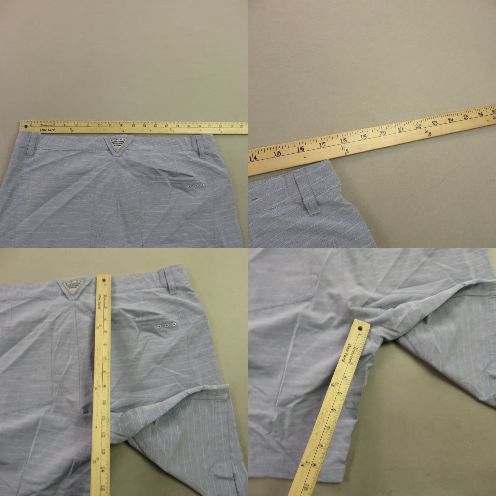 Vintage Columbia PFG Shorts Mens 34 Chino Pockets Lightweight Outdoors Blue Size US 34 / EU 50 - 8 Thumbnail