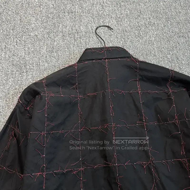 Dior Dior Black Cotton Embroidered Long Sleeve Shirt . Size US M / EU 48-50 / 2 - 4 Thumbnail