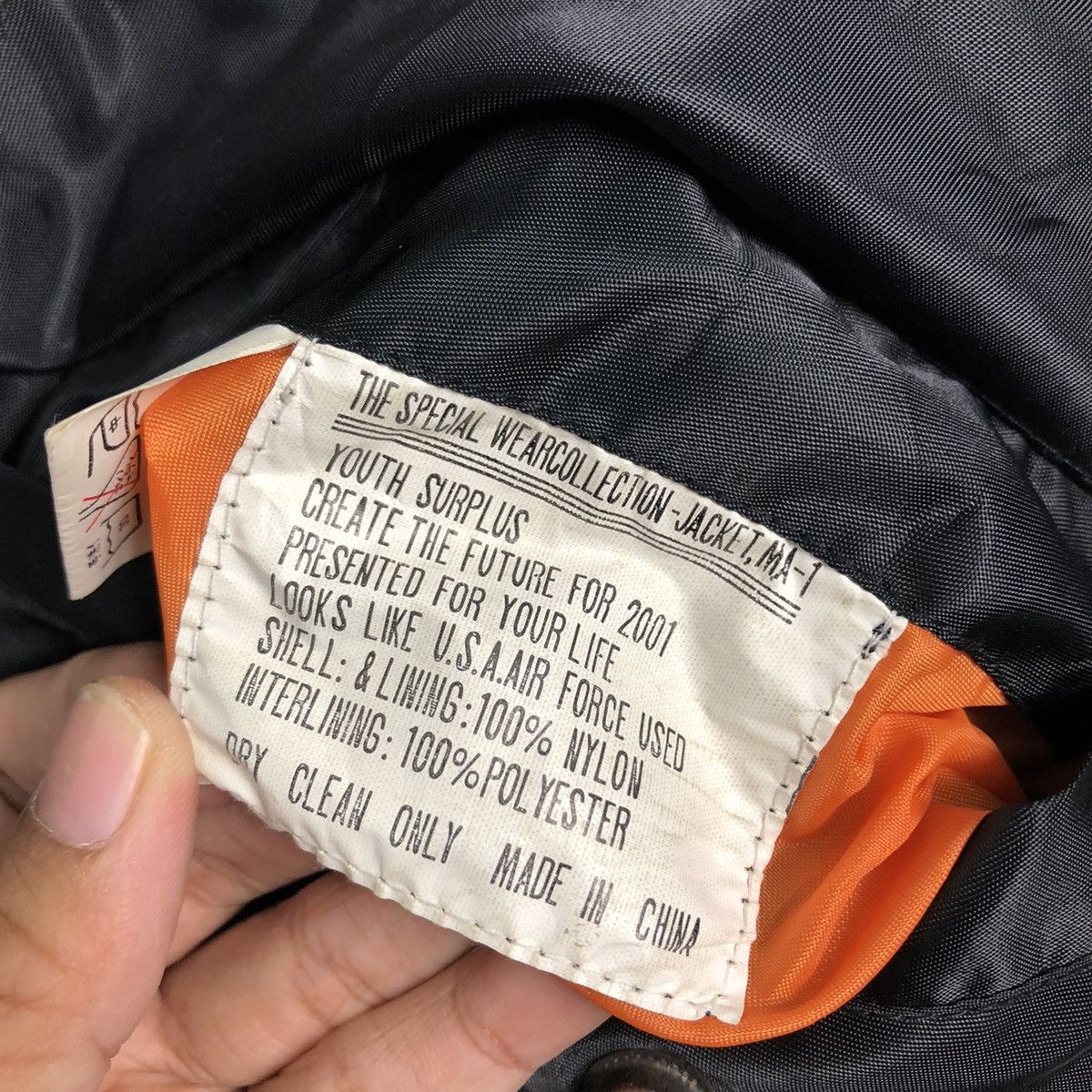 Vintage 📌Vintage Reversible Bomber Jacket Ma 1 Us Air Force Army Size US L / EU 52-54 / 3 - 23 Thumbnail