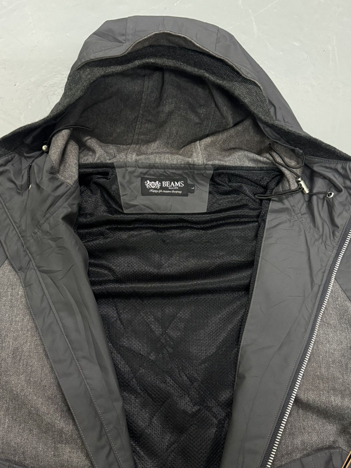 Beams Japan BEAMS ZIPPED HOODIE GOPCORE Size US L / EU 52-54 / 3 - 6 Thumbnail