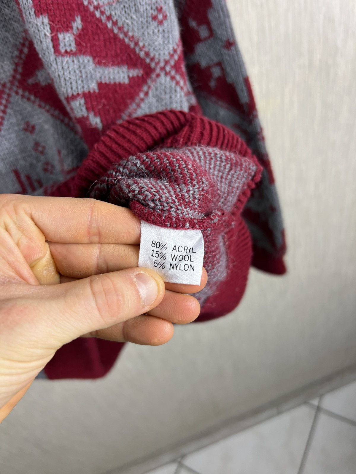 Levi's Vintage Levis Civvy Street snowflakes winter pattern sweater Size US XL / EU 56 / 4 - 13 Thumbnail