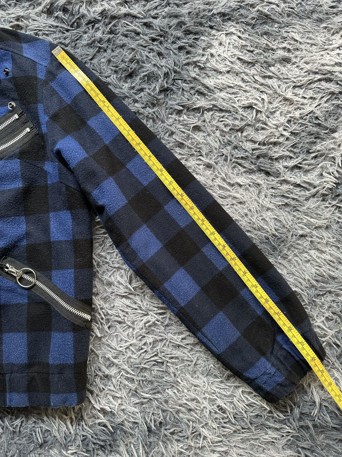Hysteric Glamour 🔥 Cyberpunk 🔥00's Candy Stripper plaid punk jacket Size US M / EU 48-50 / 2 - 19 Thumbnail