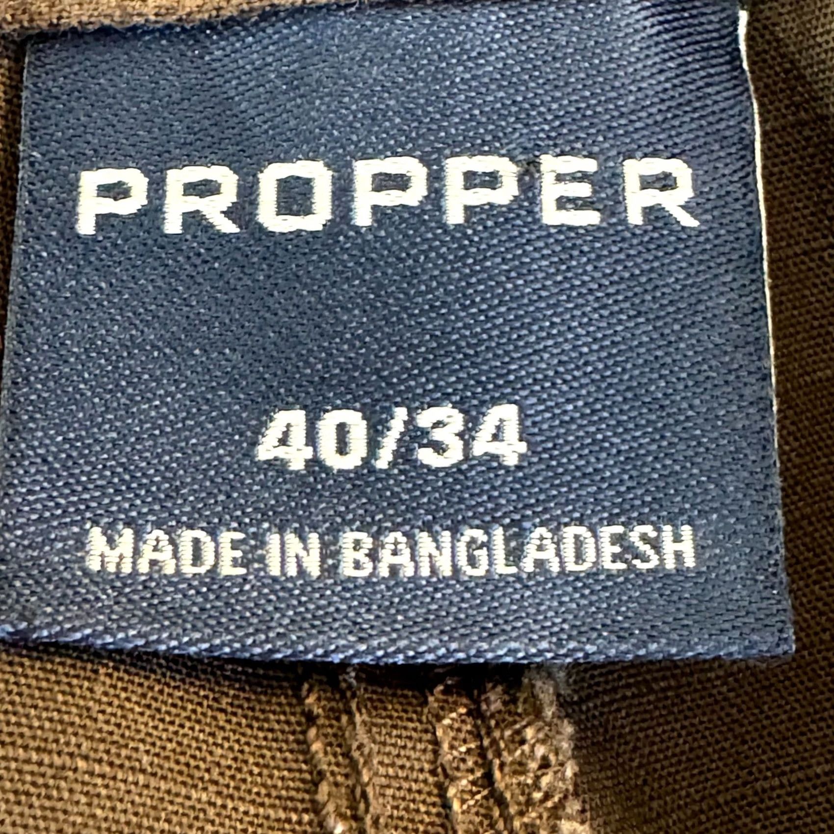 Propper Propper Cargo Pants Mens 40x34 Brown Tactical Utility Outdoor Workwear Pants Brown Mens 40x34 Size US 40 / EU 56 - 5 Thumbnail