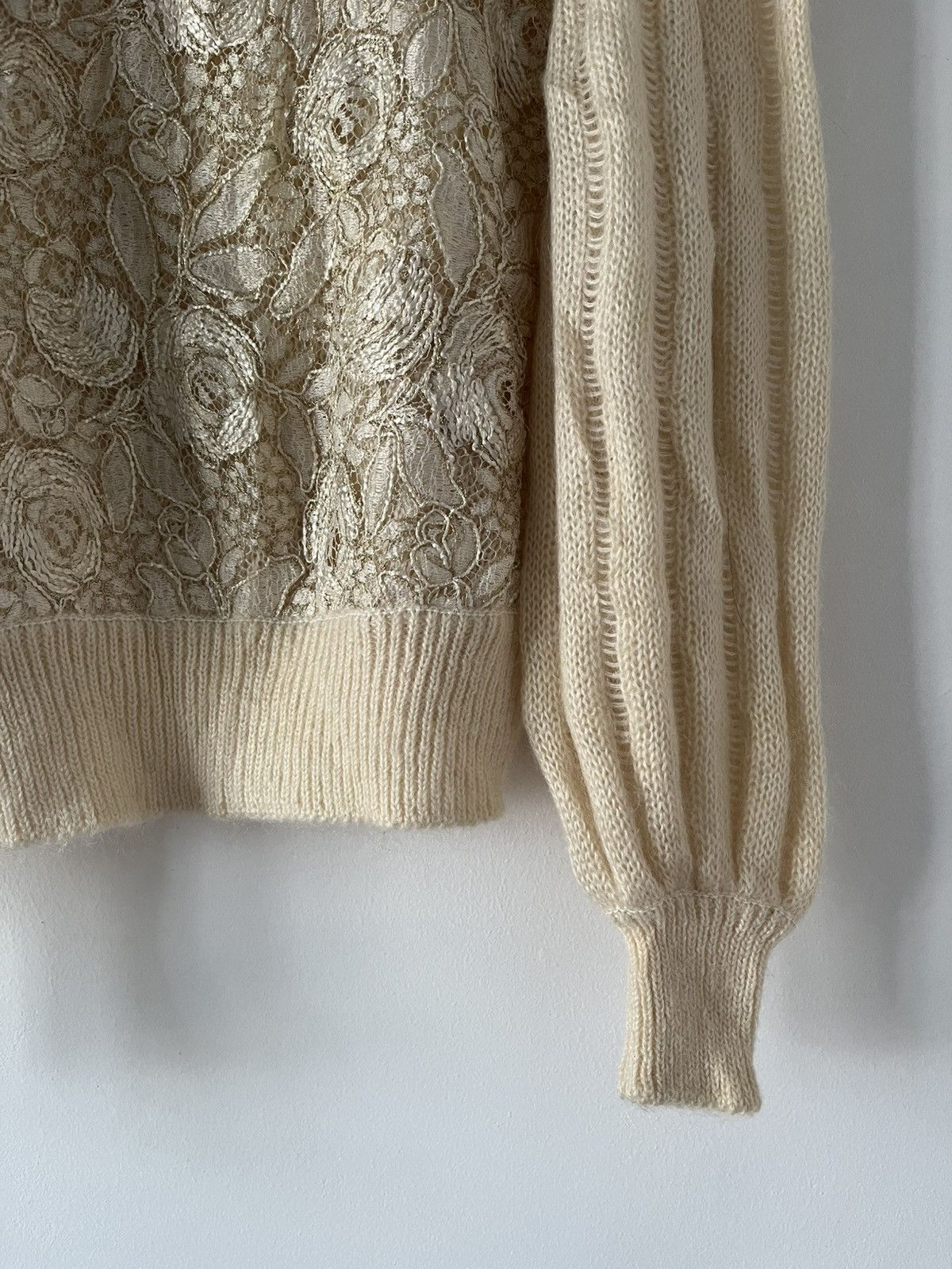 Christian Dior Monsieur Christian Dior Pret-a-Porter Balloon Sleeve Knit Sweater Size M / US 6-8 / IT 42-44 - 3 Thumbnail