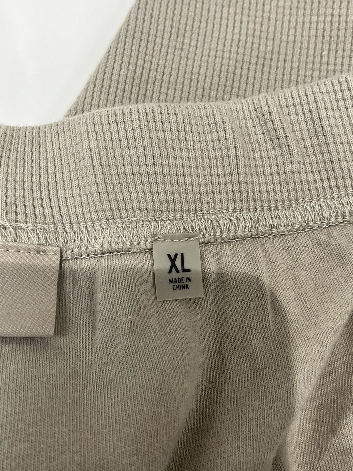 Fear of God Fear Of God Essentials Waffle Sweatpants Beige Size US 36 / EU 52 - 5 Thumbnail
