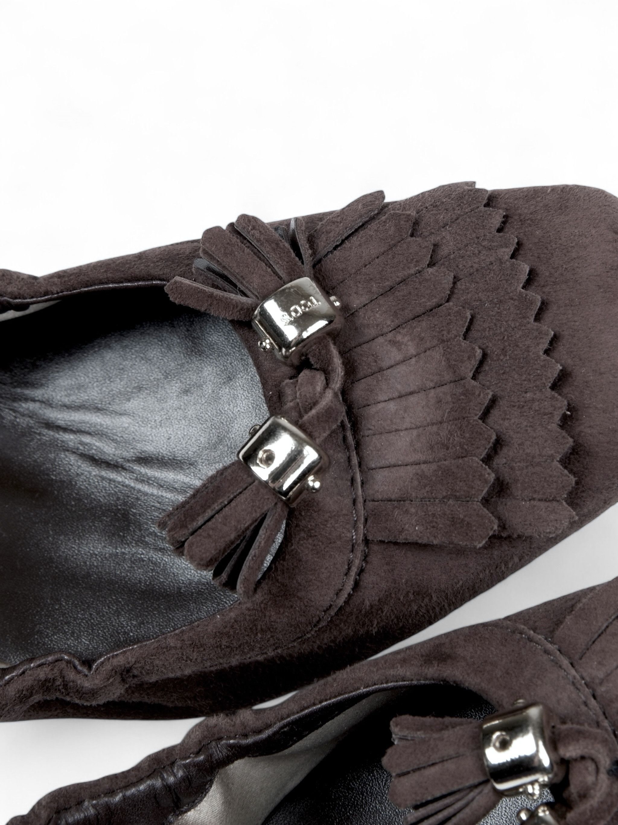 Tod's Tod's Brown Suede Ballet Flats EU 36.5 Size US 5.5 / IT 35.5 - 6 Thumbnail