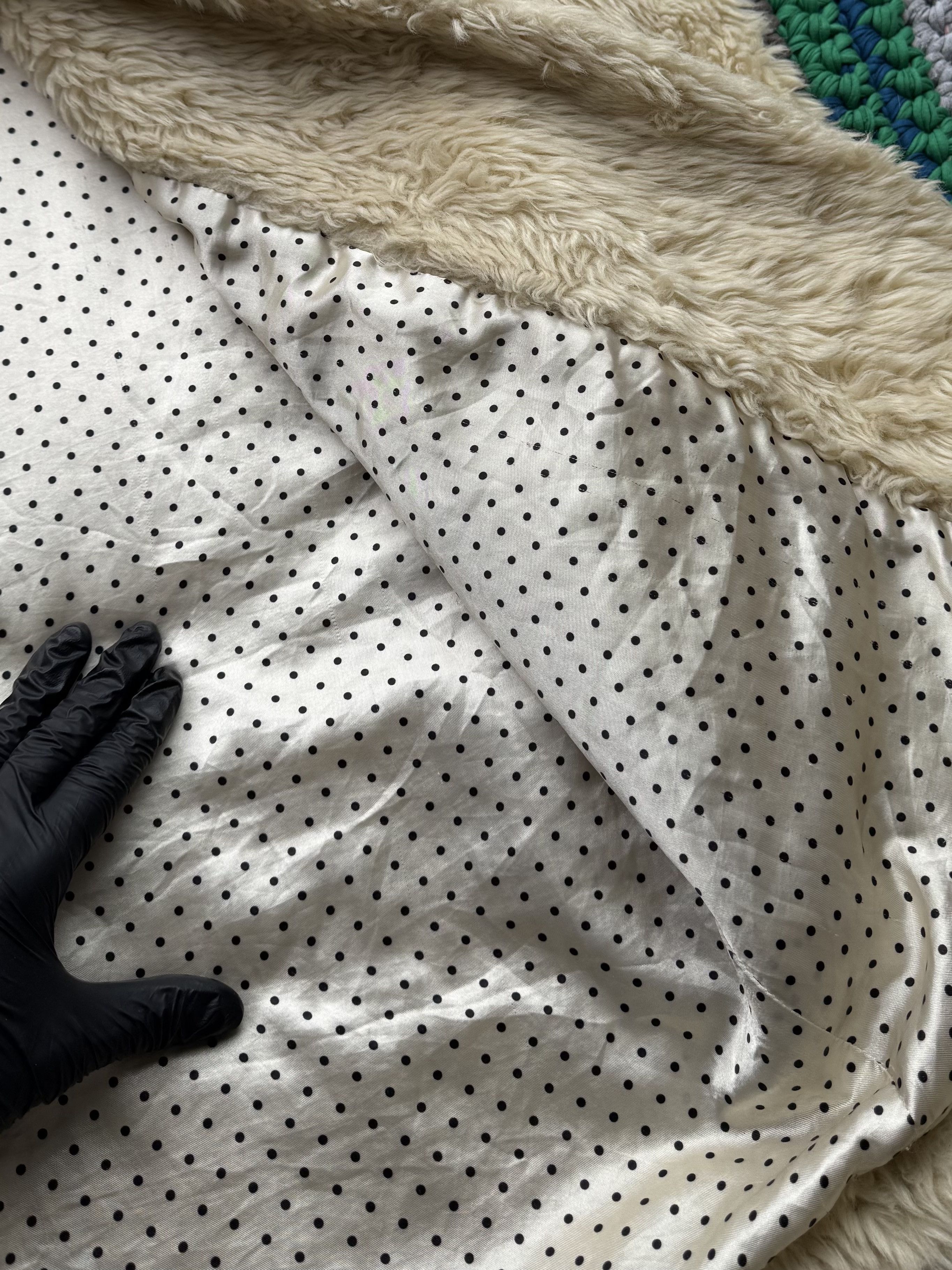 Vintage Vintage Faux Fur Coat (ET1) Size L / US 10 / IT 46 - 5 Thumbnail