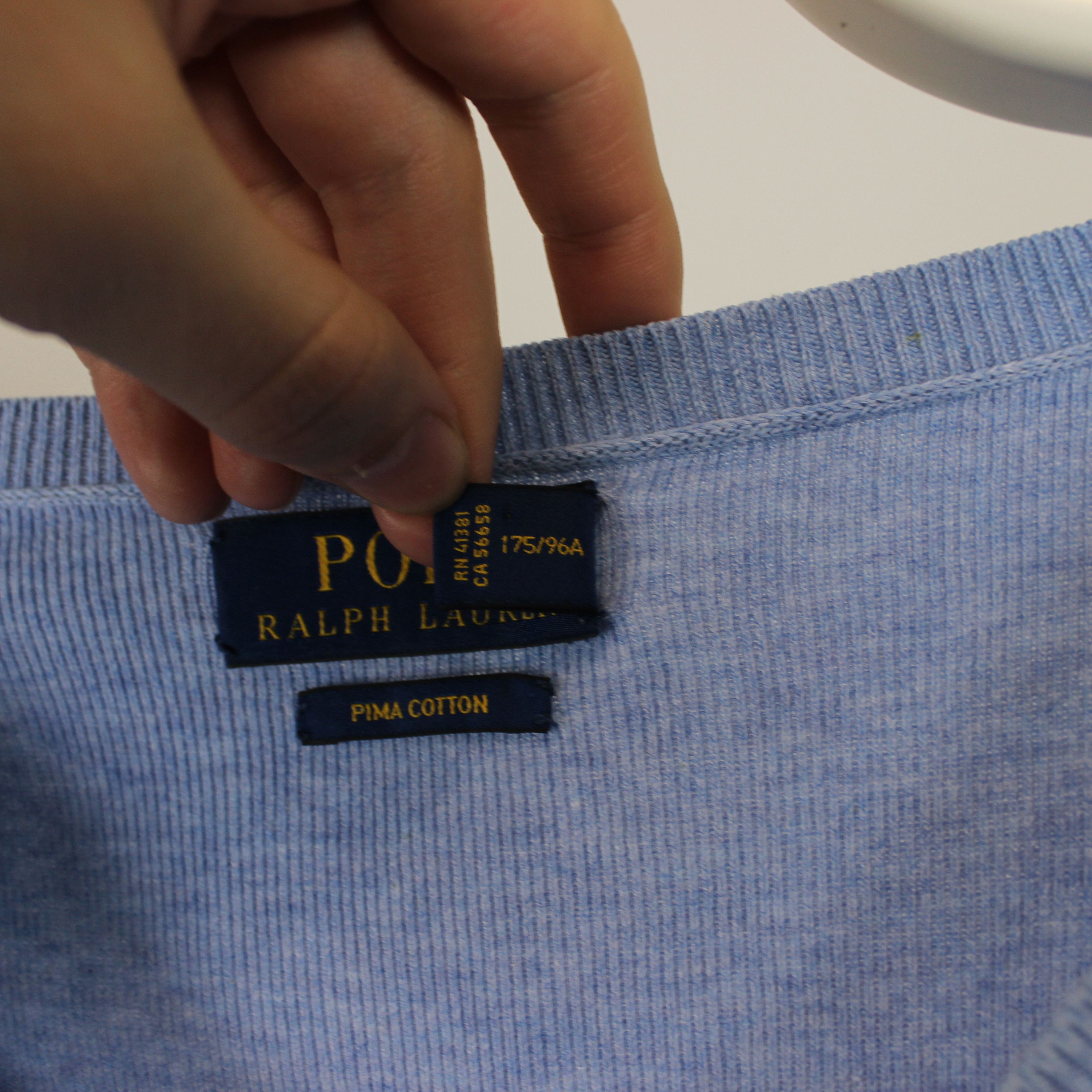 Polo Ralph Lauren Polo Ralph Lauren sweater men v neck M cotton vintage Size US M / EU 48-50 / 2 - 10 Thumbnail