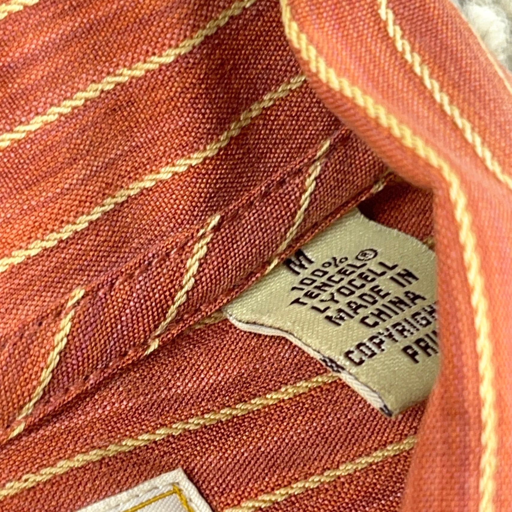 Tommy Bahama VINTAGE Tommy Bahama Shirt Men Medium Orange Button Up Hawaiian Floral Lyocell Tencel Size US M / EU 48-50 / 2 - 5 Thumbnail