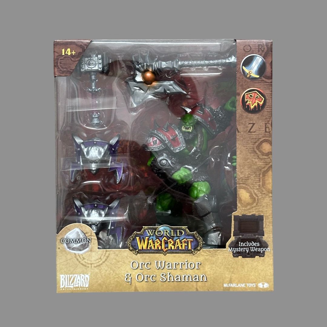 Other World of Warcraft Orc:McFarlane Toys Warrior/Shaman (Common) Size ONE SIZE - 1 Thumbnail