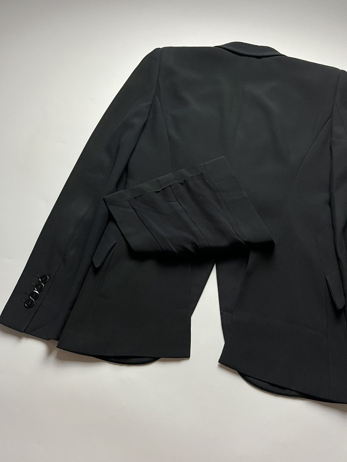 Alexander McQueen Alexander McQueen 2016 Leaf Crepe Single-Breasted Blazer Size L / US 10 / IT 46 - 12 Thumbnail