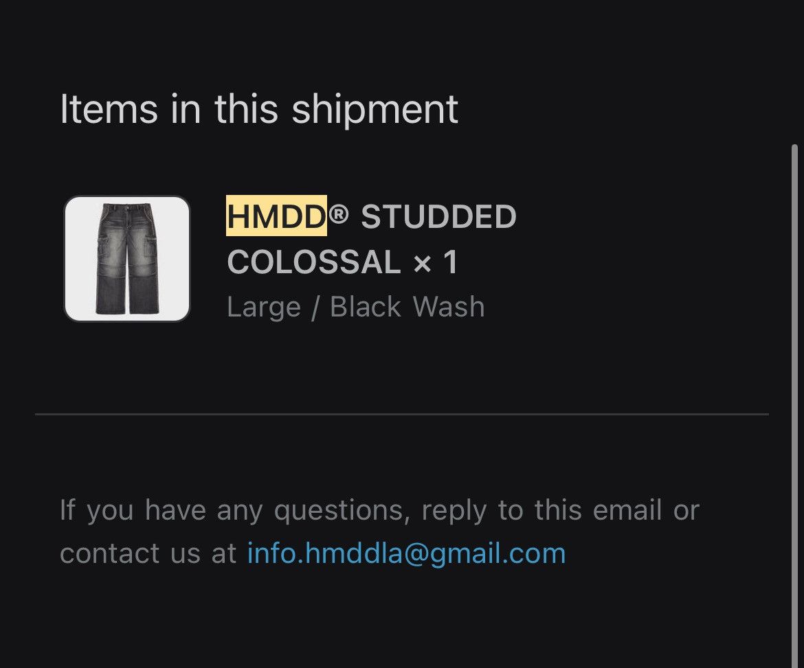 HMDD HMDD STUDDED COLOSSAL BAGGY JEANS Size US 36 / EU 52 - 7 Thumbnail
