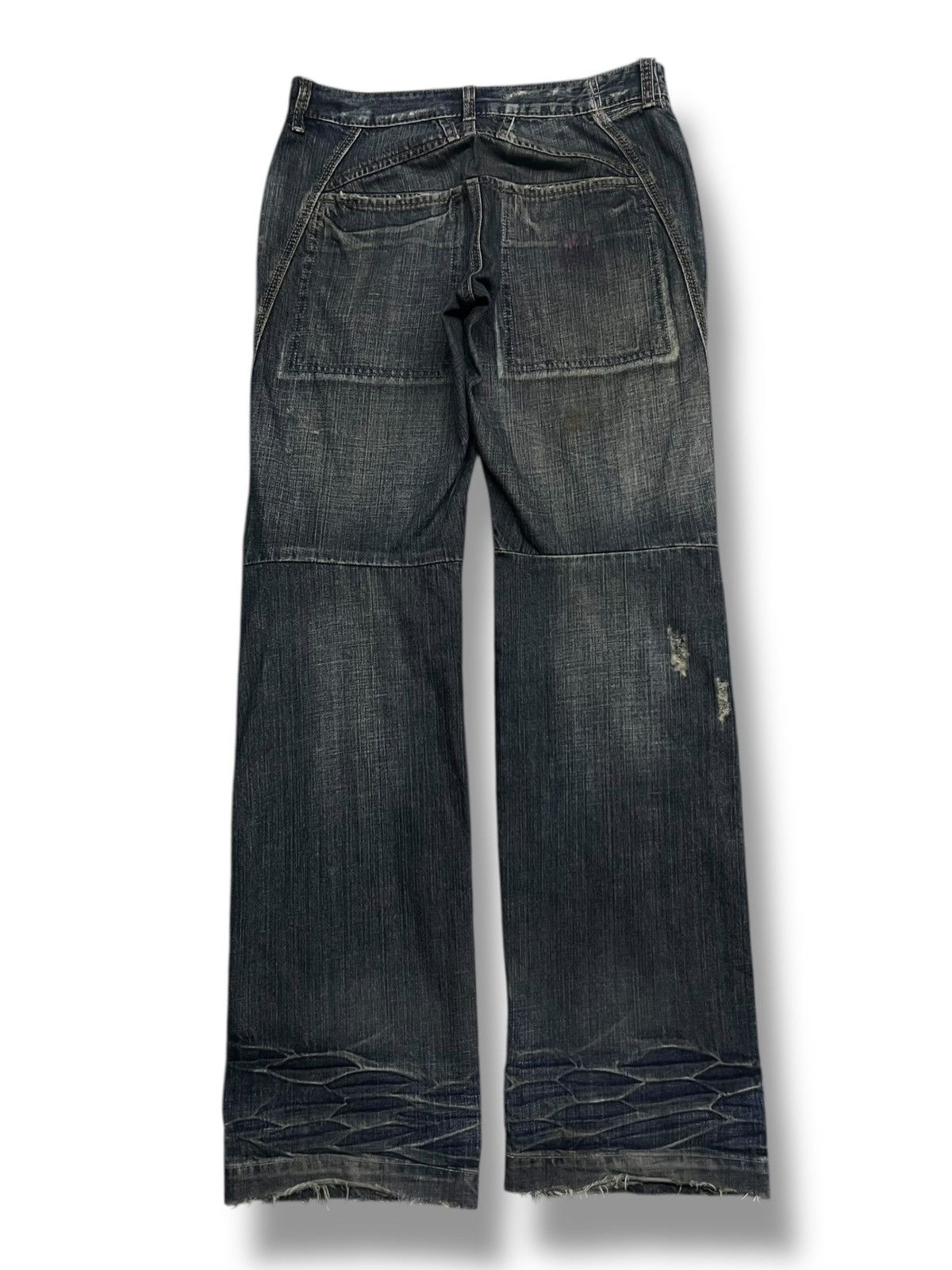 Marithe + Francois Girbaud Vintage 90s Marithé + François Girbaud MFG - Y2K Carpenter Size US 32 / EU 48 - 3 Thumbnail