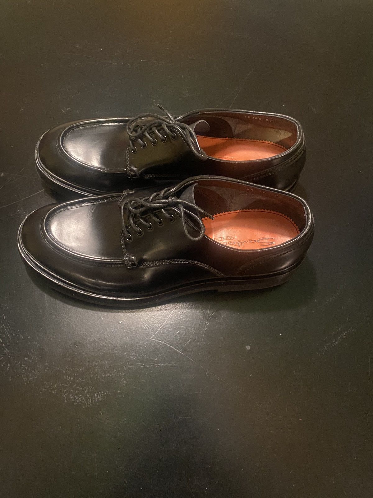 Santoni Santoni Round-Toe Lace Up Derby Shoes Size US 11 / EU 44 - 3 Thumbnail