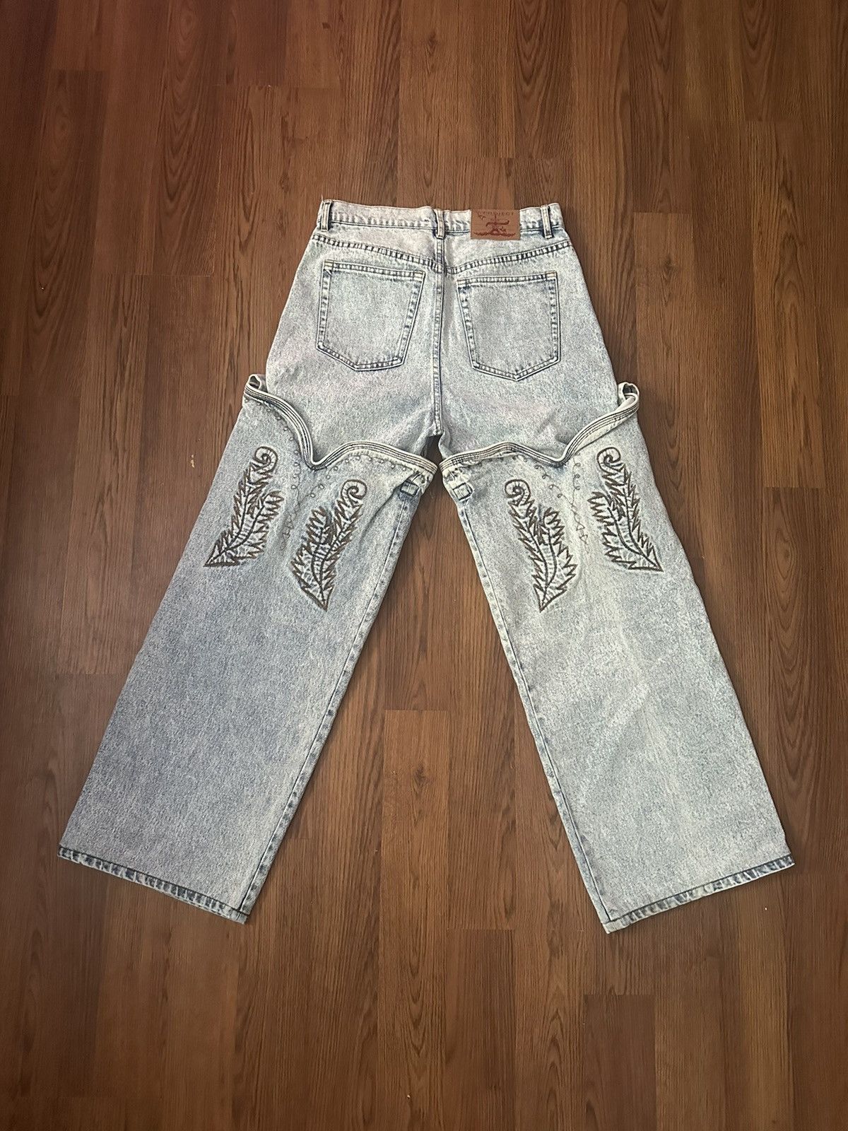 Y/Project Y/PROJECT BLUE CLASSIC COWBOY CUFF JEANS | Grailed 