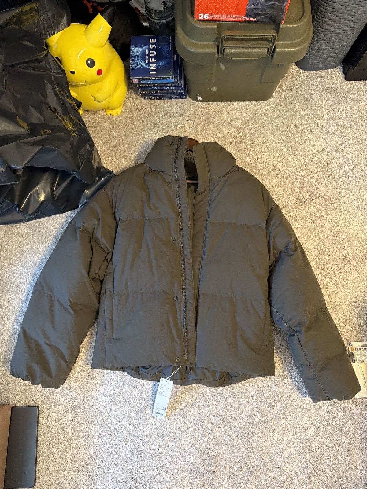Uniqlo Bnwt uniqlo u padded jacket in olive Size US M / EU 48-50 / 2 - 1 Thumbnail