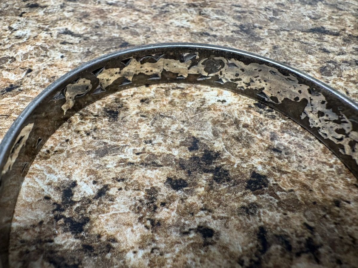 Brighton Brighton Silver Tone Scroll Engraved Bangle Bracelet Vintage Size ONE SIZE - 8 Thumbnail