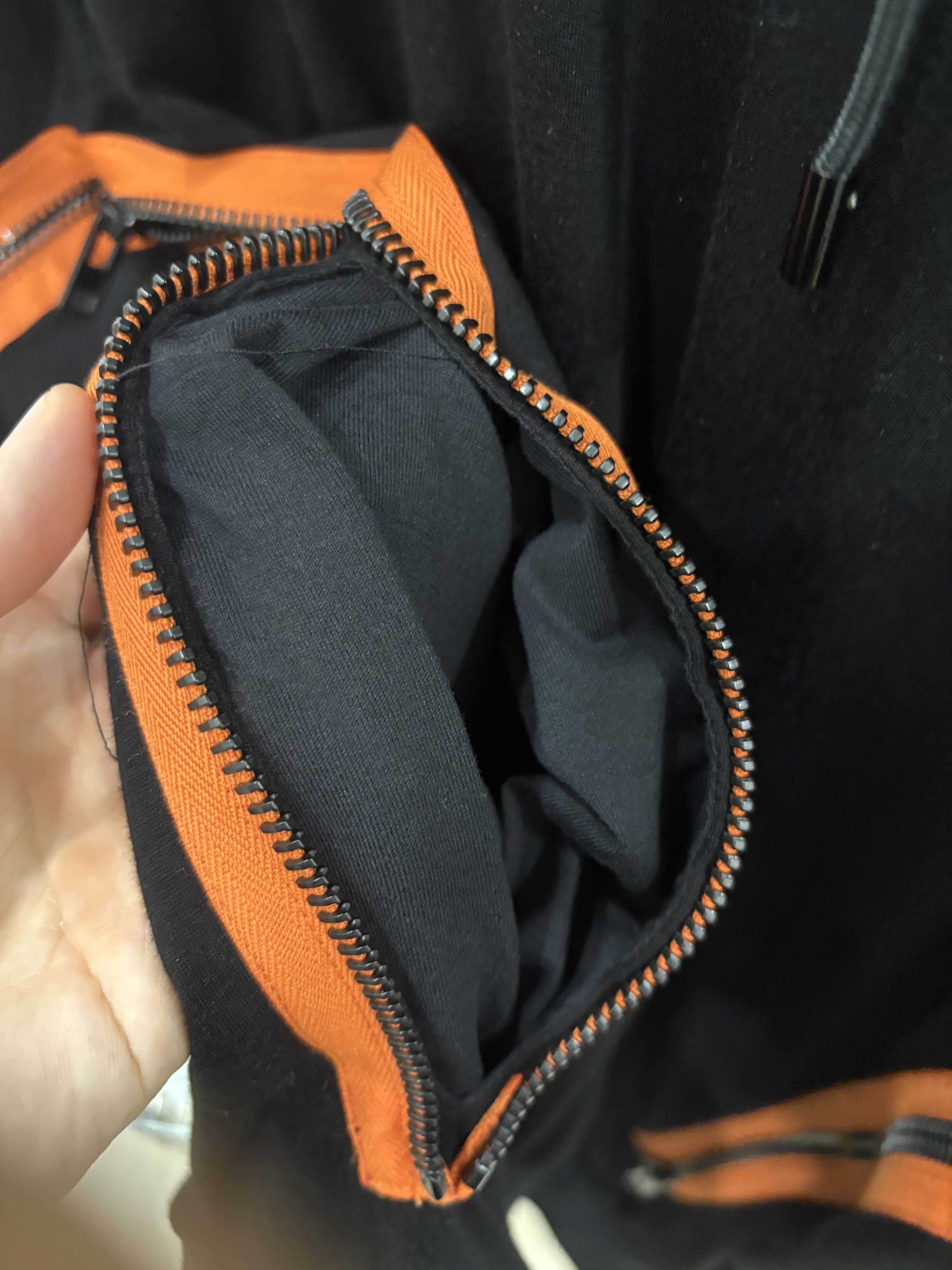 Givenchy Givenchy SS16 Orange Zip Sleeve Hoodie Size US XL / EU 56 / 4 - 4 Thumbnail