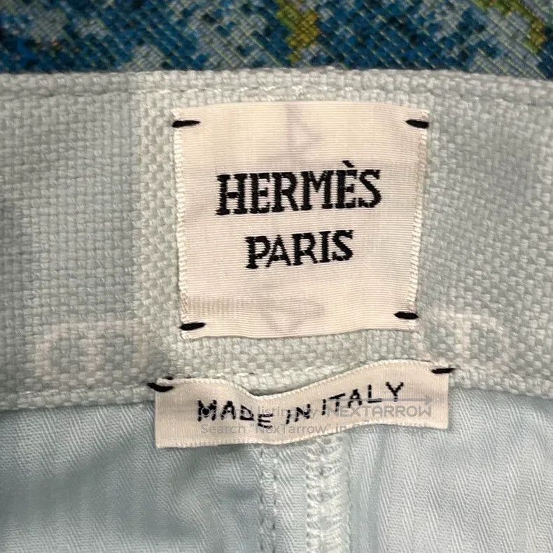 Hermes Hermes Pig Nose Printed Denim Short Skirt Size 25" / US 0 / IT 36 - 3 Thumbnail