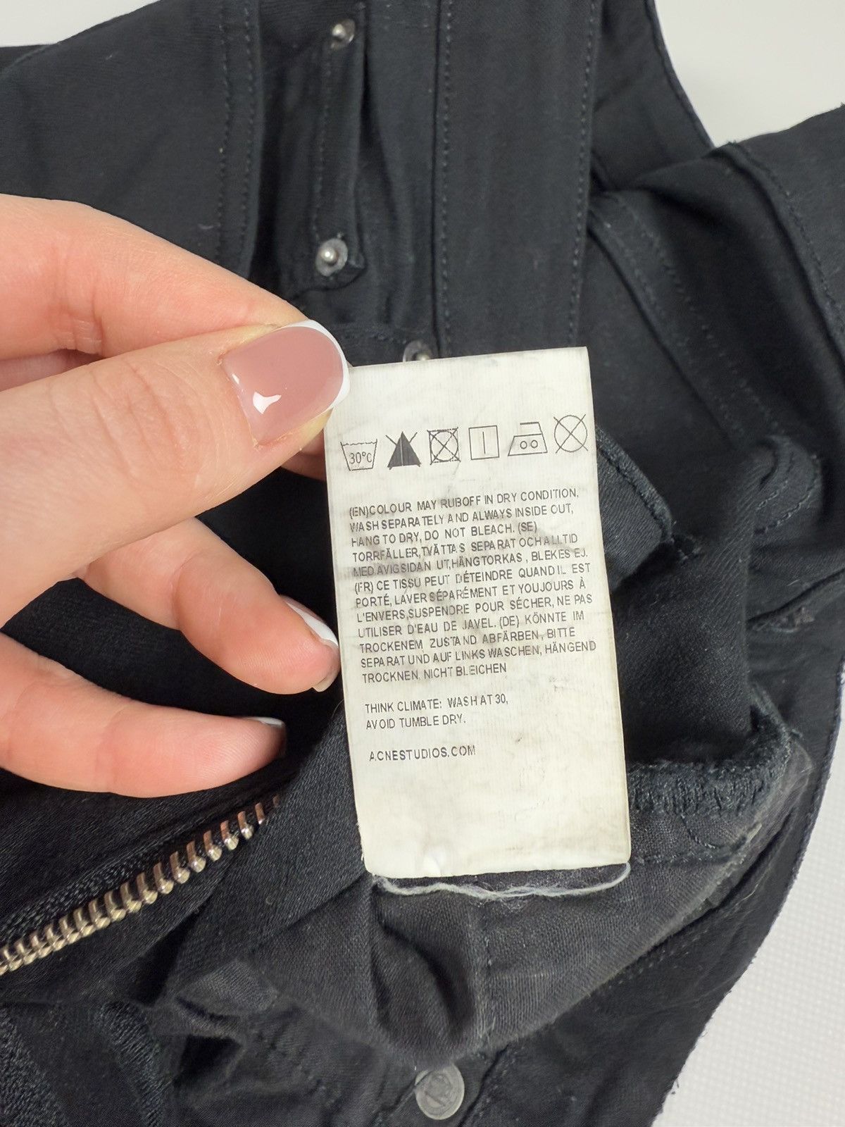 Acne Studios Acne Studios Skin 5 Lacey Black Ladies Skinny Denim Jeans Size 28" / US 6 / IT 42 - 15 Thumbnail