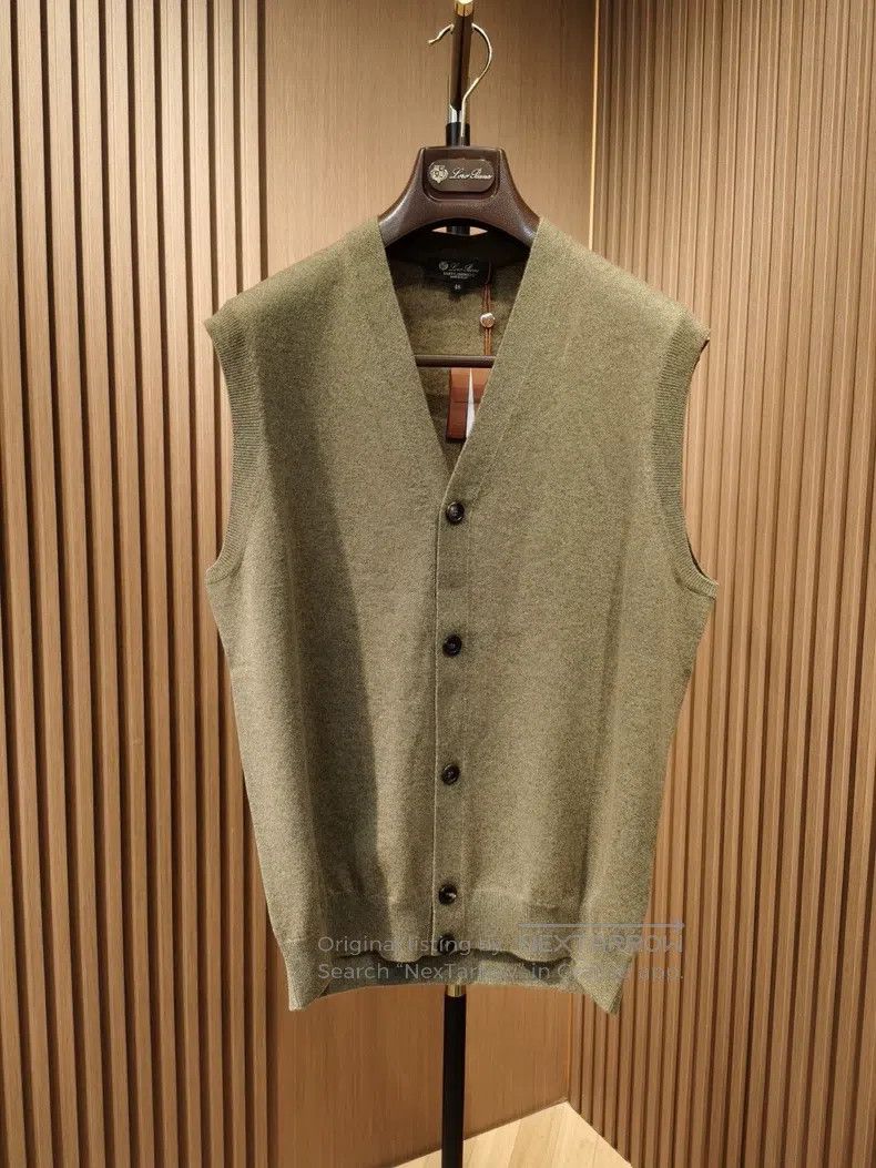 Loro Piana Lambswool Classic Knit Vest
