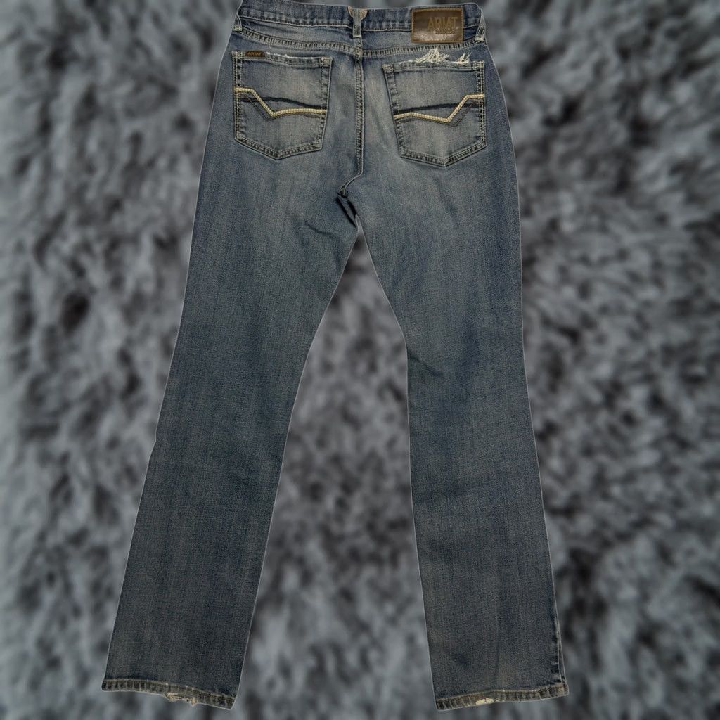 Ariat Ariat M4 Relaxed Straight Leg Jeans 31x34 Denim Blue Mens Jeans Workwear Western Straight Leg Size US 31 - 1 Thumbnail