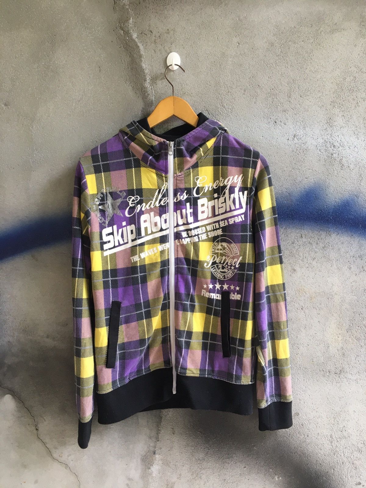 If Six Was Nine × Japanese Brand × Le Grande Bleu (L.G.B.) ~EXCUSE Poem Zipper Hoodie Ifsix Lgb Style Size US M / EU 48-50 / 2 - 1 Thumbnail