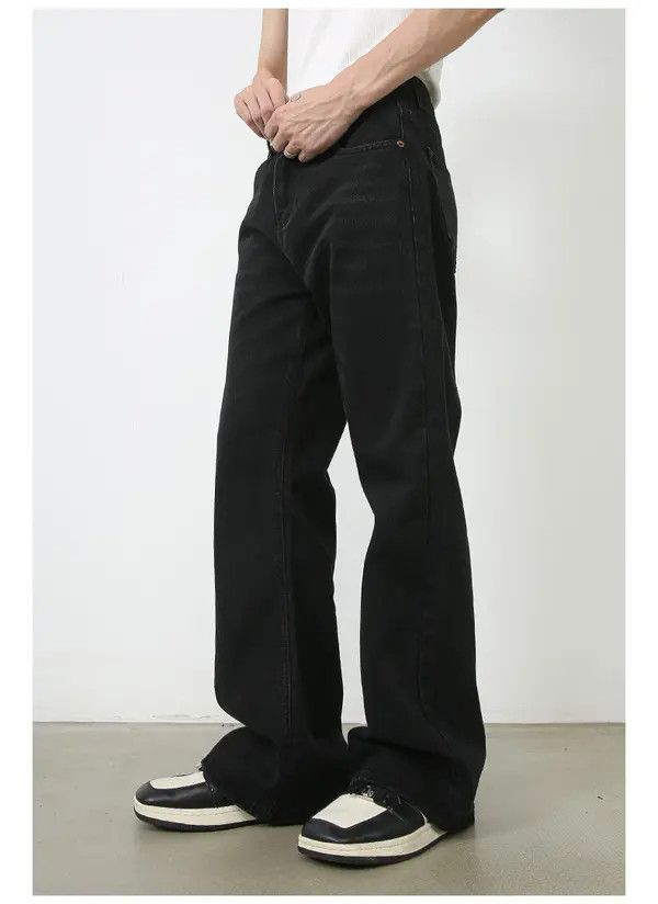 Japanese Brand Rina American high street flared slim straight casual jeans Size US 34 / EU 50 - 6 Thumbnail