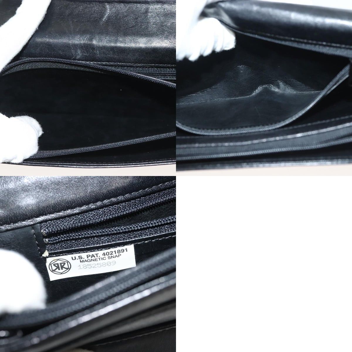Dior DIOR Chain Shoulder Bag Leather Black Gold Size ONE SIZE - 13 Thumbnail