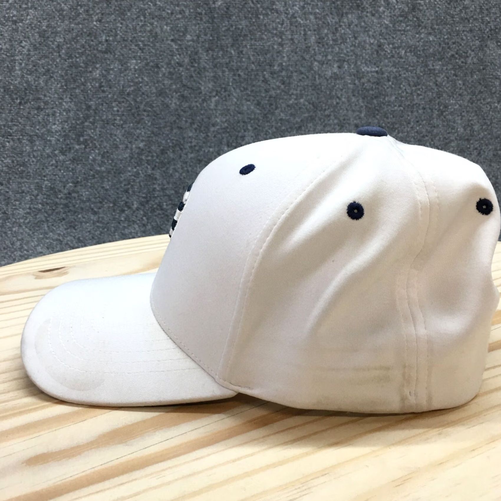 Vintage Puma Yupoong Baseball Cap Mens White OS Adjustable Curved Brim Embroidered Logo Size ONE SIZE - 6 Thumbnail