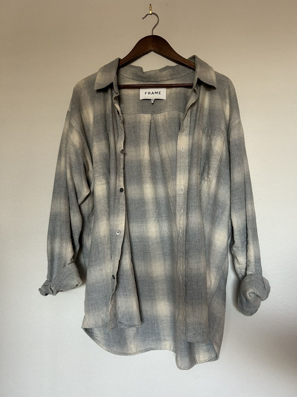 Frame Frame Grey & Cream Flannel Size US XL / EU 56 / 4 - 1 Thumbnail