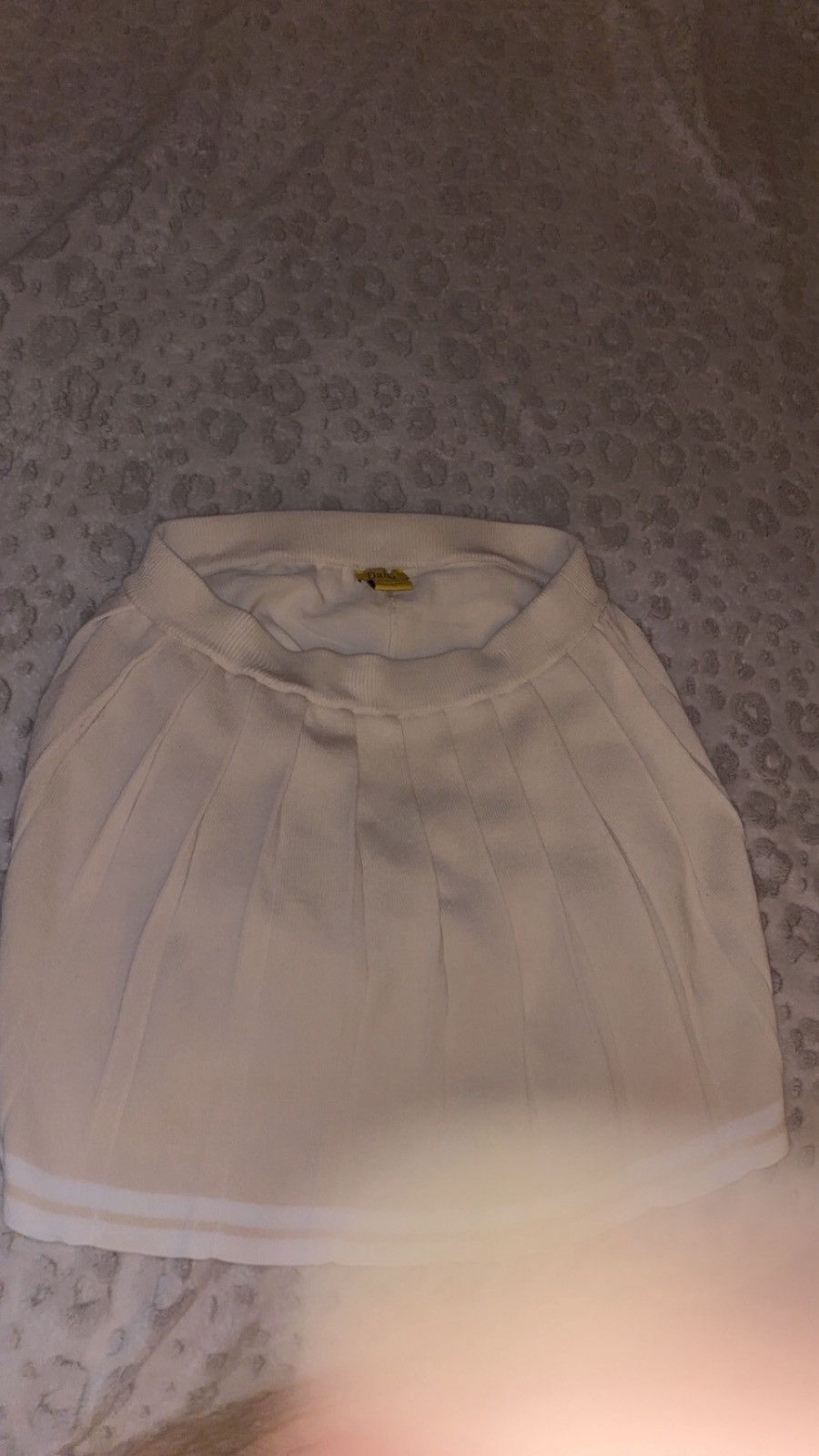 Other Cream pleated skirt Size 36" / US 14 / IT 50 - 4 Thumbnail
