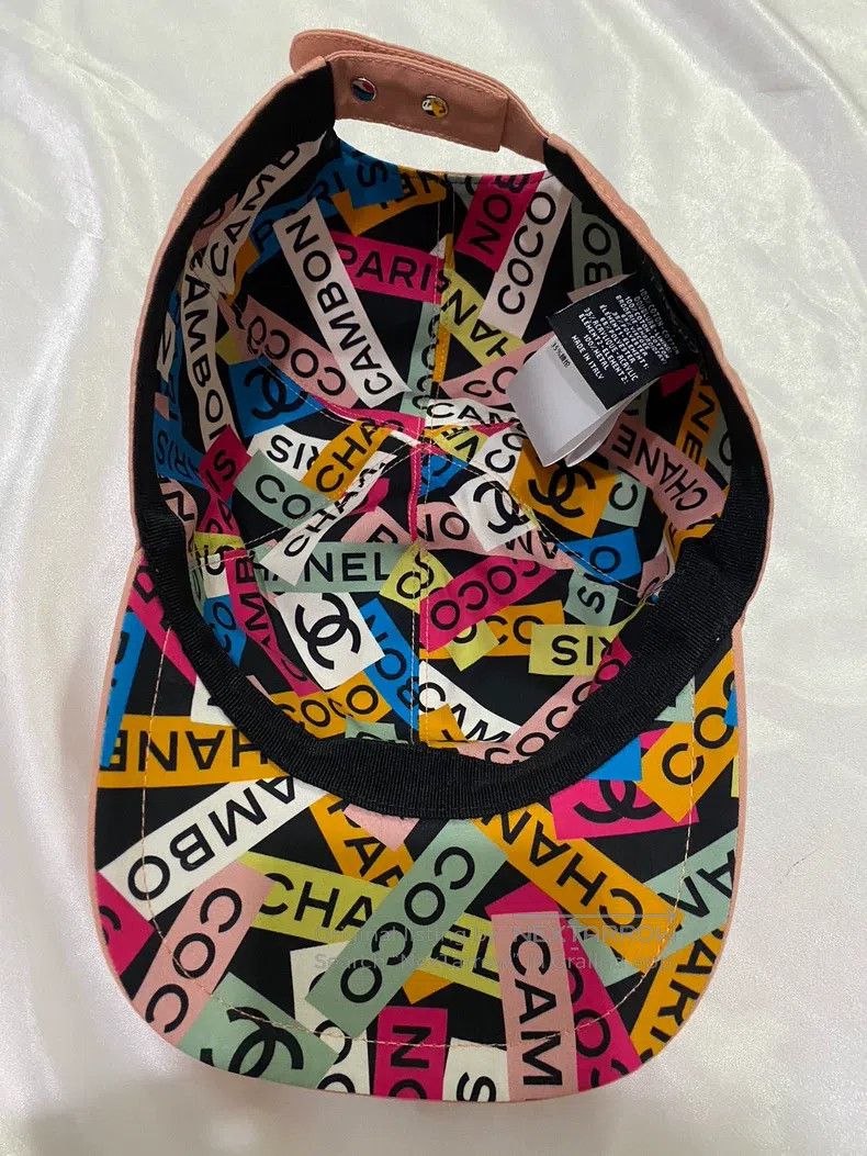 Chanel Chanel Sequin logo orange cap Size ONE SIZE - 4 Thumbnail