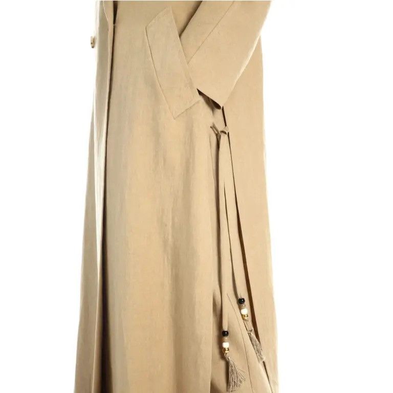 Max Mara Max Mara Double-Breasted Linen Trench Coat– Size 40 Size S / US 4 / IT 40 - 3 Thumbnail