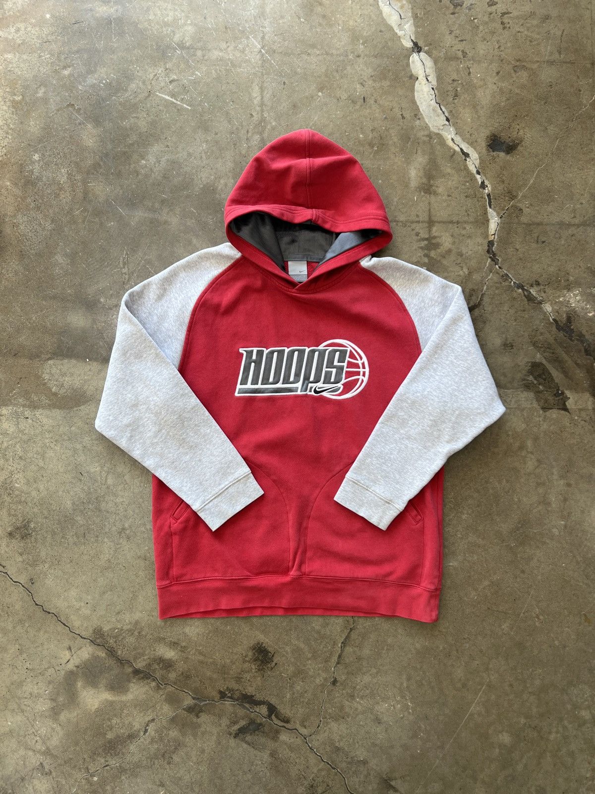Nike × Vintage Vintage Nike Hoops Hoodie Sz. Youth Large Size US L / EU 52-54 / 3 - 2 Thumbnail