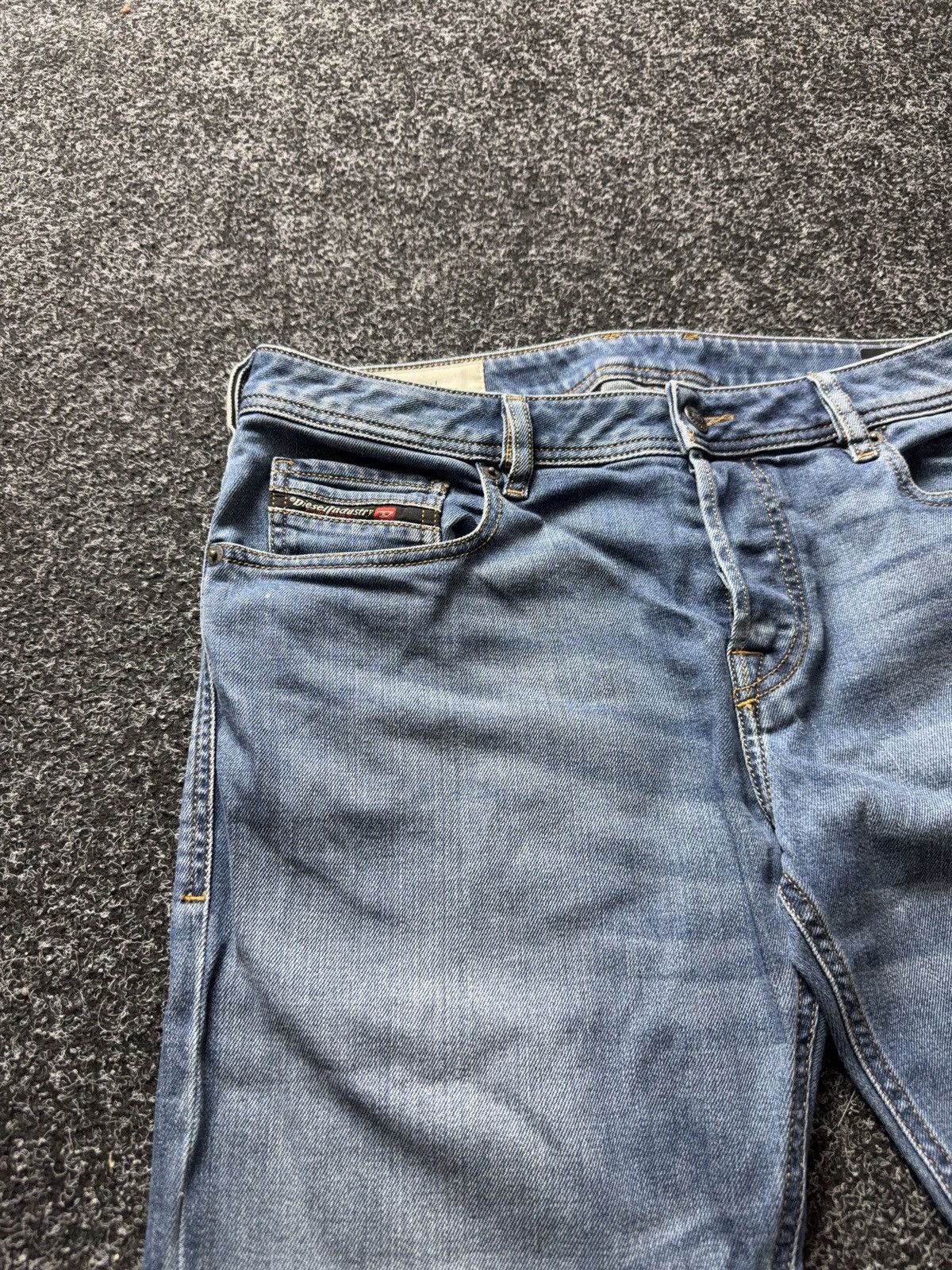 Diesel Vintage Luxury 00s Diesel Distressed Zatiny Jeans Y2K Denim Size US 33 - 8 Thumbnail
