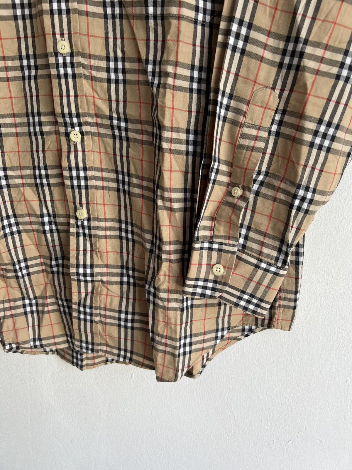 Burberry Vintage Burberrys England Nova Checked Oxford Shirt Size US L / EU 52-54 / 3 - 4 Thumbnail