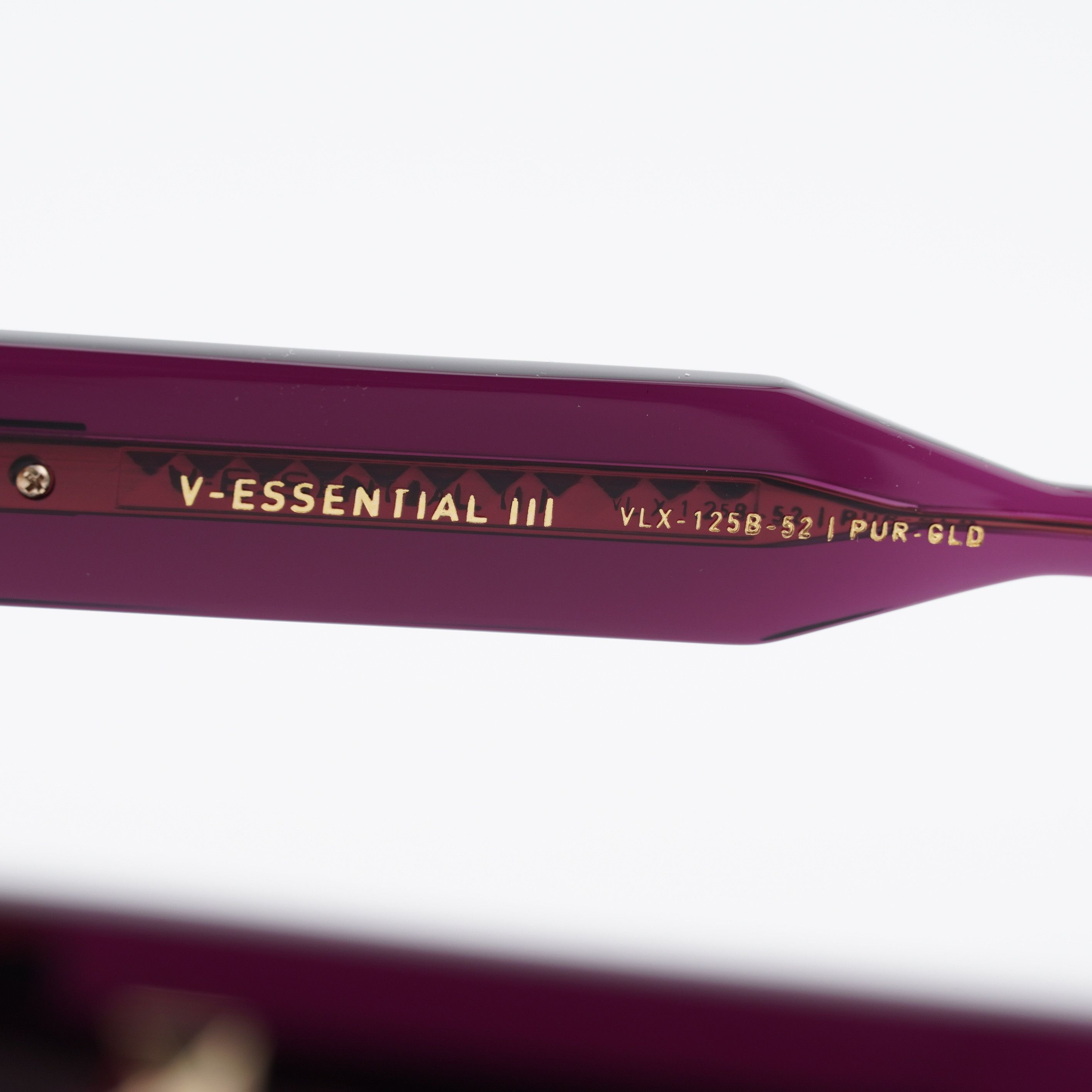 Valentino Valentino V-ESSENTIAL - III VLX-125B Eyeglasses Burgundy 52m Size ONE SIZE - 4 Thumbnail