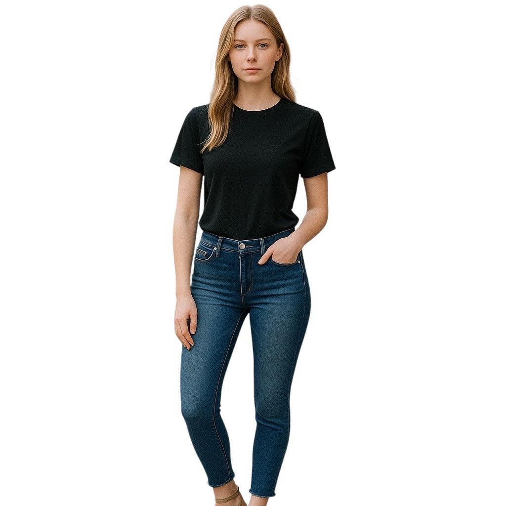 Agolde Sophie Cropped Medium Wash high rise Jean-28