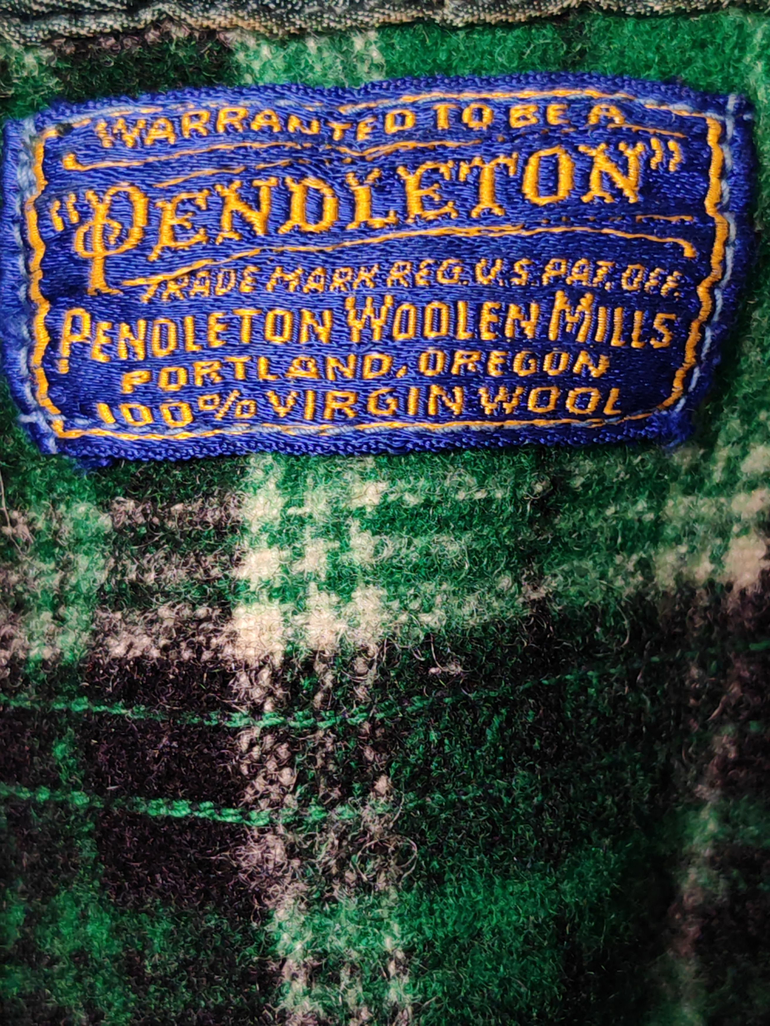 Pendleton True Vtg 1940s Pendleton Wool Shirt Rare 100% Virgin S M USA Size US M / EU 48-50 / 2 - 6 Thumbnail