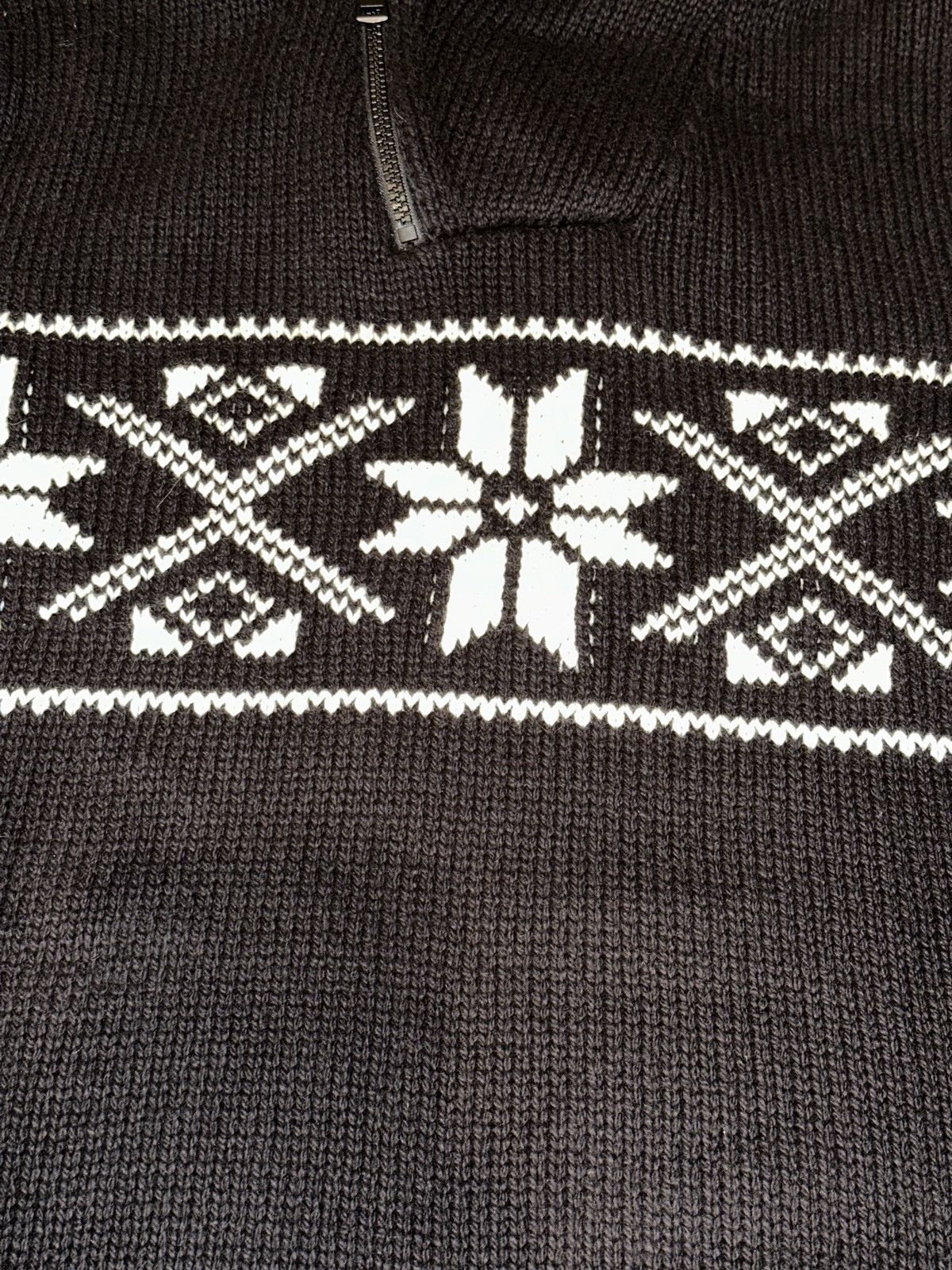 Polo Ralph Lauren POLO Ralph Lauren QuarterZip Sweater Nordic Fair Isle Shawl Size US M / EU 48-50 / 2 - 2 Thumbnail