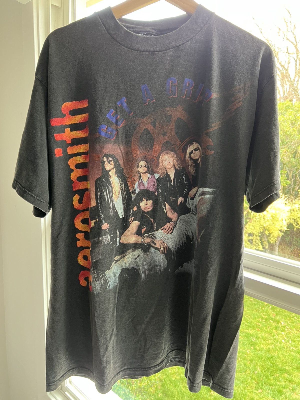 Vintage Vintage Aerosmith Get a Grip Tour T Shirt Size US XL / EU 56 / 4 - 1 Thumbnail