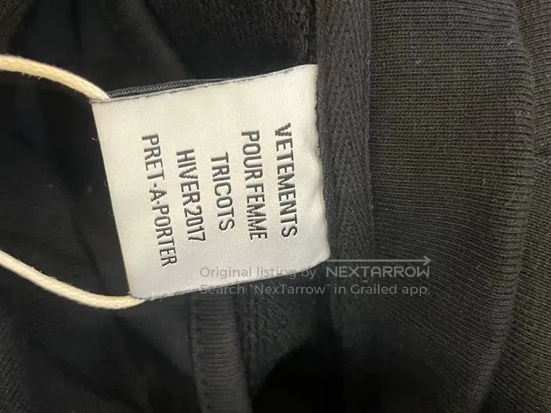 Vetements VETEMENTS Hooded Sweatshirt Dress Size M / US 6-8 / IT 42-44 - 3 Thumbnail